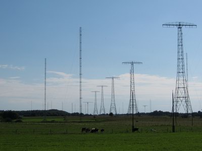Antennerna vid radiostationen i Grimeton